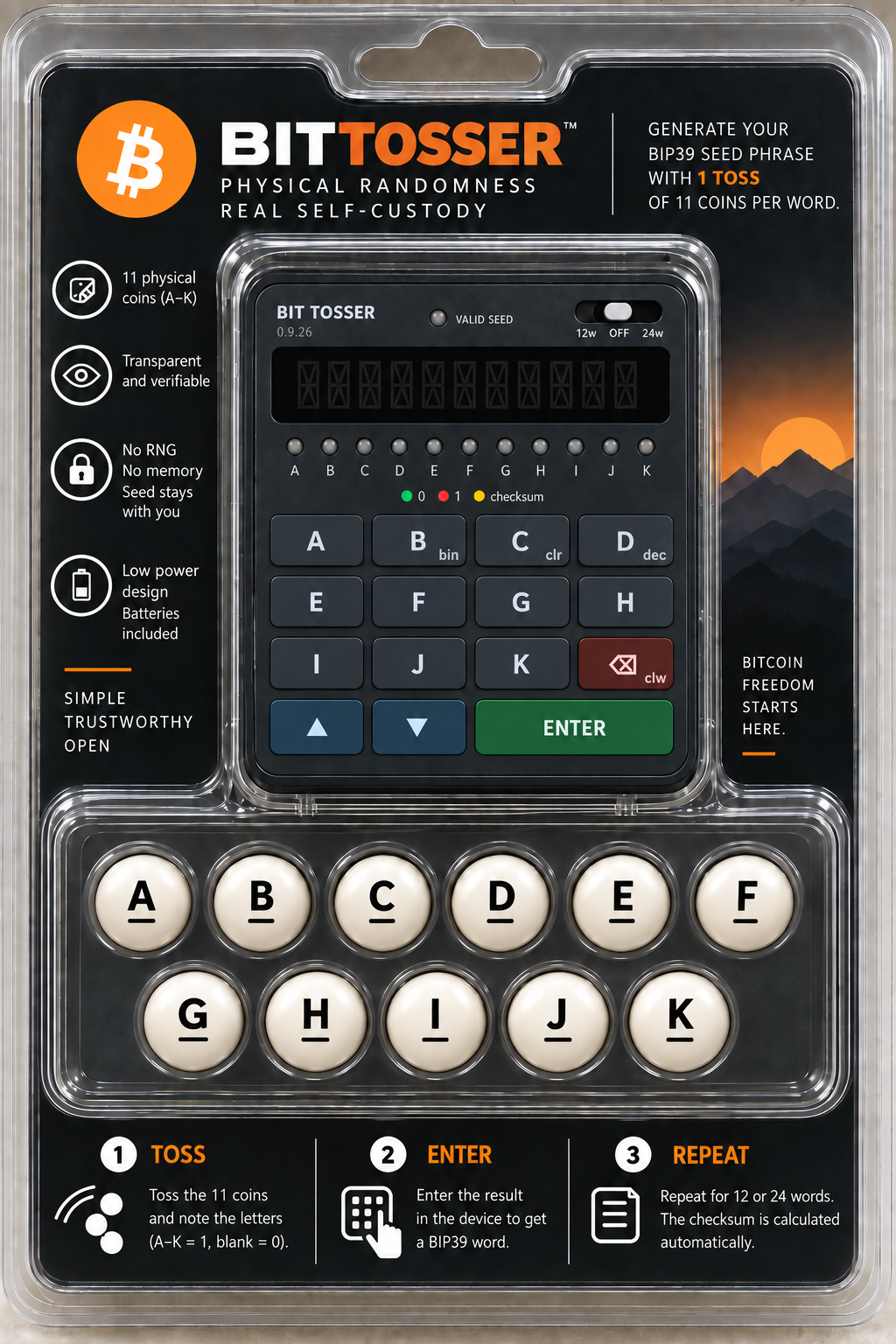 Bit Tosser hardware concept